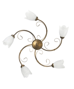 Onli Bronzo Plafoniera 5 Luci "Odino" E14